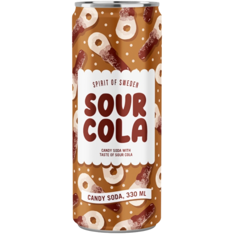 Sour Cola Candy Flavoured Soda (Swedish)   11.2fl.oz (330ml)   tastydaily