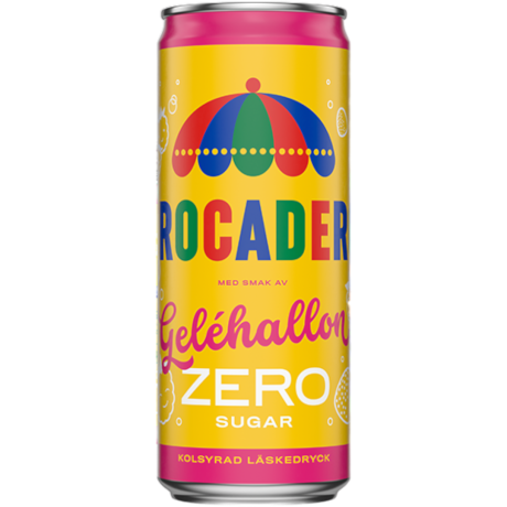 Trocadero Gel??hallon (Raspberry Jelly Candy) Zero Soda (Swedish)   11.2fl.oz (330ml)   tastydaily