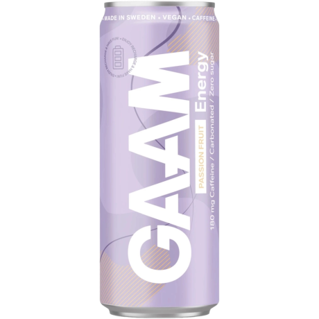 GAAM Energy Passion Fruit (Swedish)   11.2fl.oz (330ml)   tastydaily