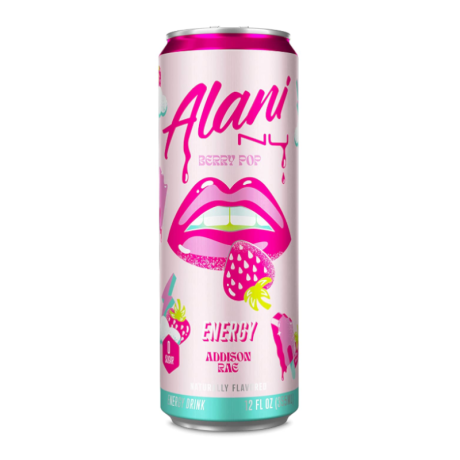 Alani Nu Energy X Addison Rae Berry Pop   12oz (355ml)   tastydaily