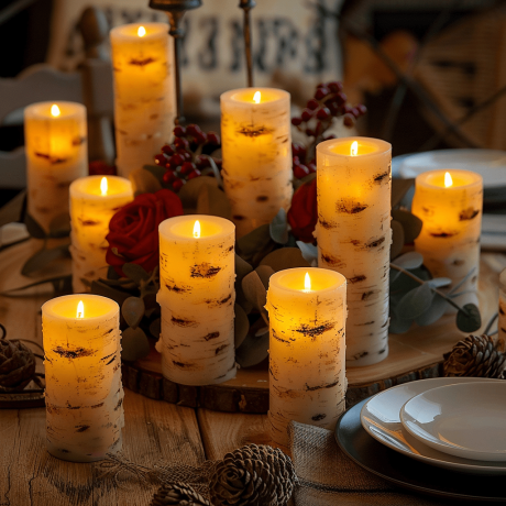Enchanted Glow Candles ?C Flameless, Battery-Powered
