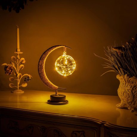 Enchanted Lunar Lamp ?C 3D Moonlight Glow, Adjustable Brightness