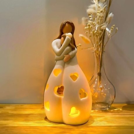 Eternal Love Light – Mother & Daughter Candle Holder