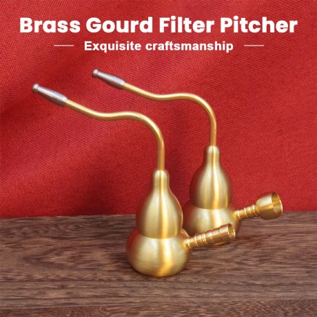 【First Order Discount】🔥 Brass Gourd Filter Pitcher